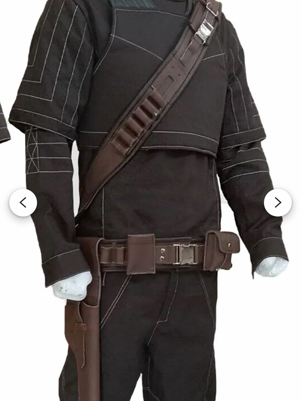 Mandalorian Din Djarin Cosplay Costume | Star Wars Bounty Hunter Flight Suit